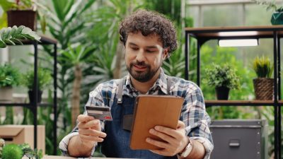 entrepreneur floriste carte credit